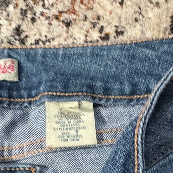 Paris Blues Blue Skinny Jeans with Distressed Accents - Picture 6 of 6